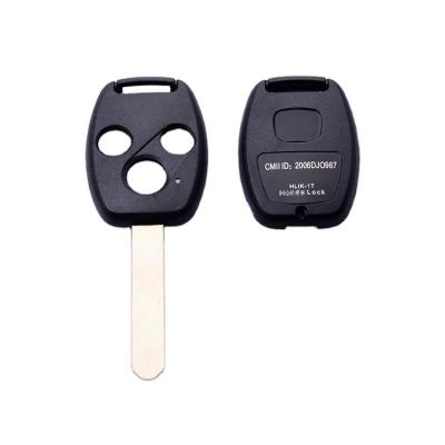 China XinWang 97*35*13MM Key Fob Car Case Cover Shell For Honda Crv Remote Key Shell With Ch Blank Auto Key Replacement 2+1 Button Car Protector for sale