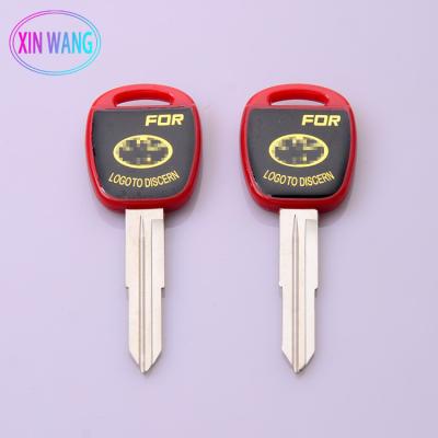 China Replace XinWang Premium Quality 88*32*7 Mm Car Key Colorful Red Color Abs+Copper Brass Car Keys Replacement AT-YOTa for sale