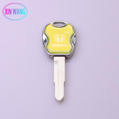 China +Copper XInWang Zinc Alloy Key 75.5*29*6MM Topbest Motorcycle Key Empty Zinc Alloy +Copper Spare for sale