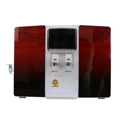 China Household Hot Selling Red 5 Levels Reverse Osmosis Filter Ozone RO Home Drinking Water Purifier Machine for sale