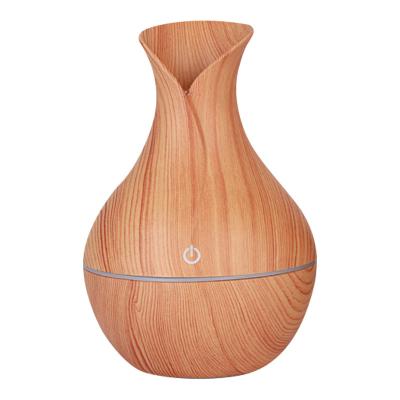 China 2021 Portable Mini Size Amazon Top Seller Mini Unique Wood Grain Essential Oil Humidifier Aroma Diffuser for sale