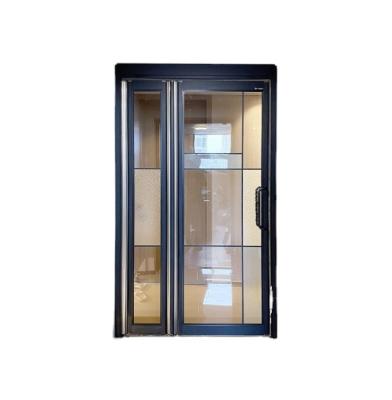 China Sound Insulation Aluminum Alloy Store Front Door Commercial Front Shop Glass Doors and Windows for sale