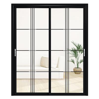 China European Modern Extremely Austere Style Heat Insulating Aluminum Alloy Exterior Door for sale