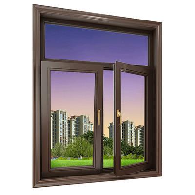 China Factory Supply Modern Sound Proof American Modern Aluminum Tilt And Turn Style Heat Insulation Windows for sale