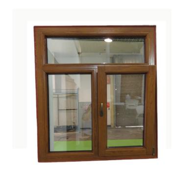 China Asian Customized Design Double Glazed Tempered Glass Windows Large Glass Panes Tilt And Turn Window for sale