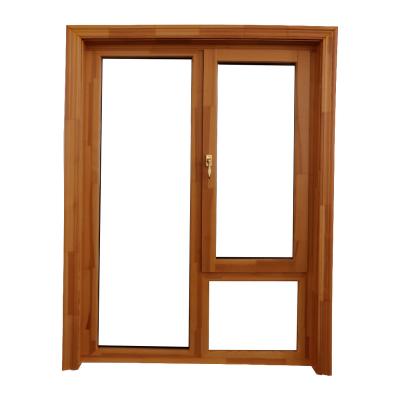 China Factory Price Environmental Protection Modern Entrance Windows Aluminum Composite Wooden Window for sale