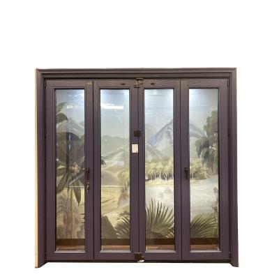 China China Modern Manufacturer Professional Aluminum Universal Solid Wood Folding Door for sale