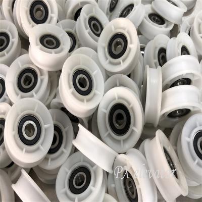 China Modern elevator wheel elevator door roller 54*17*6000 the door hanging around the wheel nylon nylon material for sale