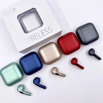 China Best Selling Colorful In-Ear Headphone Tws Wireless Earphone Mini Wireless Earbuds For Pro 4 for sale