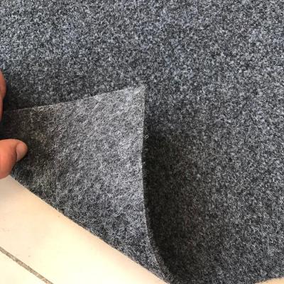 China China Manufacturer Plain Non Woven Velvet Show Mat 400gsm-800gsm Thickness 5mm for sale