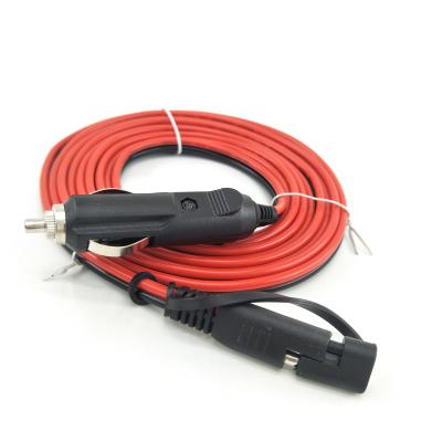 China Environmental Friendly Hot Selling American Home Appliance Clip Power Cord Cigarette Lighter With Switch Extension Cord for sale