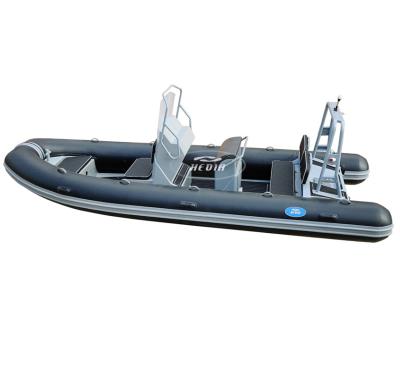 China Family Entertainment/Military/Rescue PVC HEDIA China 580 RIB Hypalon 8 Person Inflatable Boat For Sale for sale