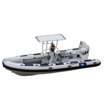 China Family Entertainment/Military/Rescue Boat RIB580 5.8m RIB 19ft Hypalon For 8 Person Aluminum Hull For Sale for sale