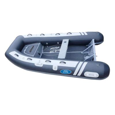 China Special design available on your request Hedia Rib Boat 340c Aluminum Rib 340 Flat Bottom Boats PVC Hypalon Inflatable Boat for sale