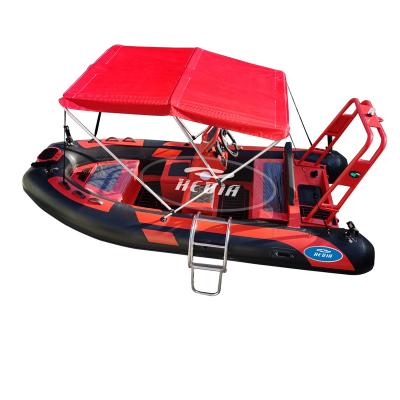 China water sports & Aluminum Sea Boat Entertainment 13ft Rib With Motor And Trailer Rib 390 Rib Inflatable Boat for sale