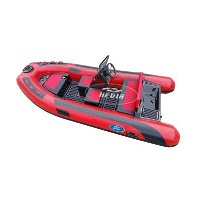 China Special design available on your request CE 13FT Inflatable Aluminum Rib Boat 390 Hypalon Aluminum Hull 4m High Speed ​​Rib Boat for sale