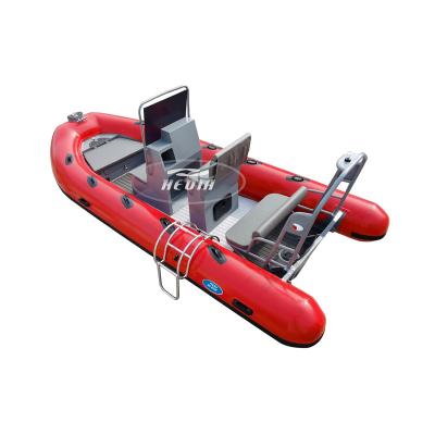 China Family entertainment / Chinese aluminum military / hypalon RIB 500 orca aluminum inflatable rescue boat for rescue for sale