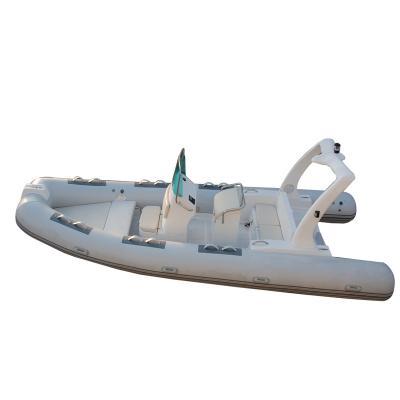 China Wholesale Inflatable Fiberglass RIB Hypalon Boat Fiberglass Hull For Fishing for sale