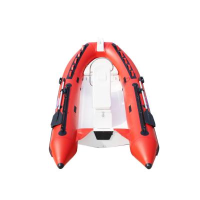 China Hot Selling Small Fiberglass 5 Person Fiberglass Inflatable Hull Rib Tender Boat 330cm For Sale for sale