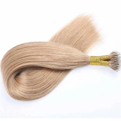 China Hot Selling Silky Straight Natural Color Human Nano Ring Hair Extension Long Lifespan for sale