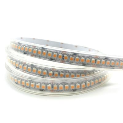 China Residential Waterproof SMD3528 240LED/m IP66 LED Strip Light, 3000K 24V 5M LED Ribbon Light for Kitchen for sale