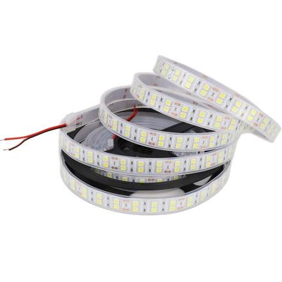 China 5M Double Row 600 SMD 5050 IP20/IP67 12V LED Rope Light Residential Strip Light for sale