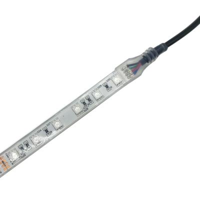 China IP68 24V SMD 5050 RGB LED Residential Waterproof Flexible Strip Lights Tape Lights For Outdoor Use for sale