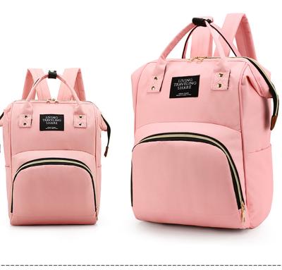 China Customized Multi-Function Waterproof Baby Diaper Bag Backpack Travel Baby Diaper Bag Set MOM PACKING BAG Set Baby Bags For Mother for sale