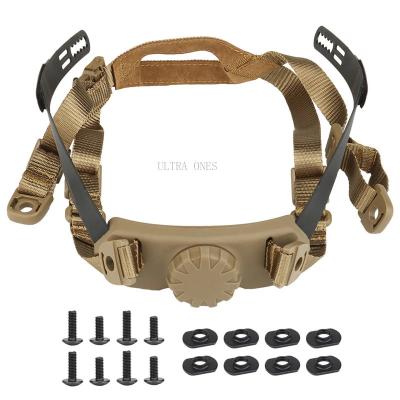 China High Quality Plastic Tactical Helmet Locking Tape CS Shooting Game Adjustable Helmet Interior Suspension System For SF FAST High Cut Helmets for sale