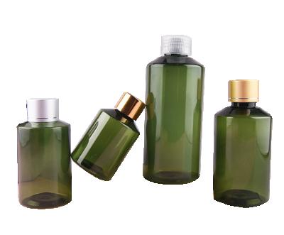 China Olive Oil Cosmetic Bottles With Plastic Caps 10ml Plastic Bottle With Screw Cap for sale