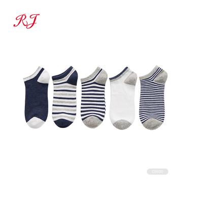 China RJ-C0048 Anti-Foul Men's Socks Low Cut Boat Socks Mens for sale