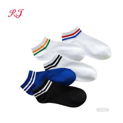 China QUICK DRY short ladies ankle socks black RJ-D0017 meias cano curto black ankle socks for sale