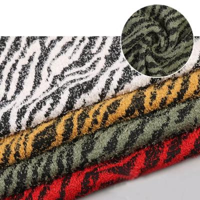 China Anti-Static Rib Polyester Knit Printing Knitted Polyester Printed Cotton French Terry Knit Stretch Fabric Knitted Fabric for sale