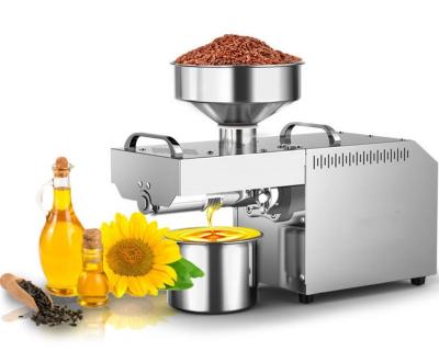 China High efficiency low cost stainless steel small portable sunflower tea pepper rapeseed oleander soybean sesame peanut oil press machine for sale