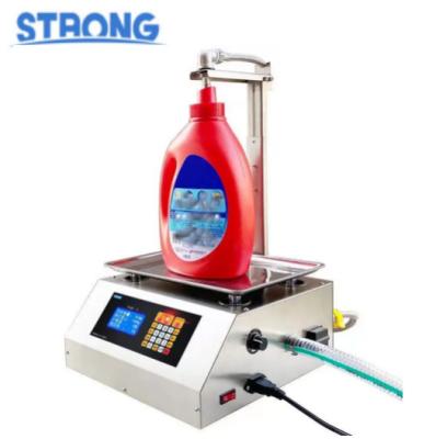 China Automatic Beverage Liquid Filling Machine HD1610 Honey Sesame Paste Edible Oil Paste Viscous Liquid Filling Machine With One Tube for sale