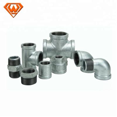 China Shanxi Water Goodwill Pipe Fitting Manufacture Gas Water Pipe Connector Malleable Iron Pipe Fittings for sale