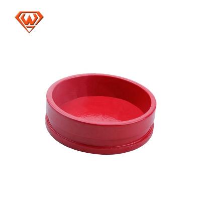 China Fire Fighting Casting Iron Pipe Fittings Grooved Cap For Fire Fighting for sale