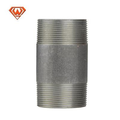 China Carbon Steel Pipe Nipple Thread Sch40 NPT Half Pipe Nipple 1/8