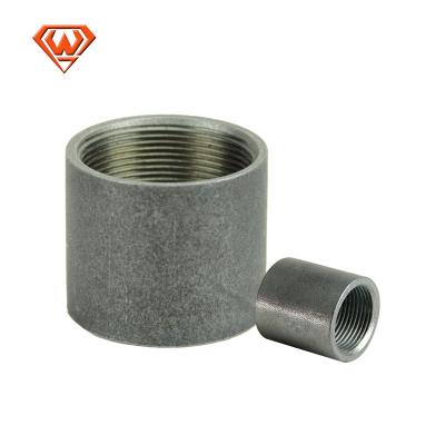 China Carbon Steel Galvanized 2 Inch Black Female Thread Mild Steel Pipe Socket Equal BS for sale