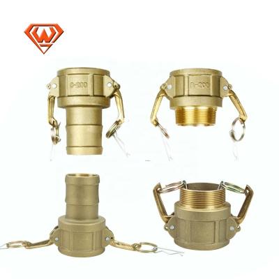 China Industry Brass Quick Connect Tube Coupling Reducing Coupler Stainless Steel Camlock Quick Coupling for sale