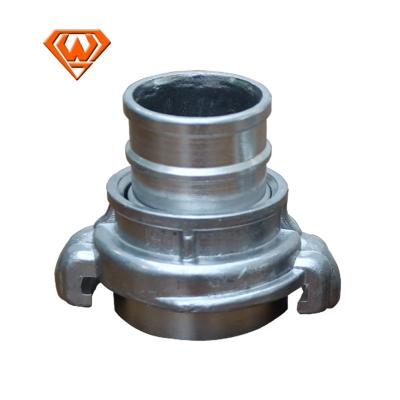 China Aluminum Casting 2 Inch Guillemin Coupling Aluminum French Type Storz Pipe Coupling Tail for sale