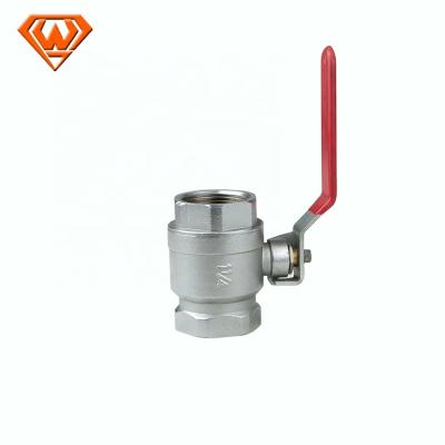 China General standard titanium cover api 1 2 4 female thread brass ball valve handle 8 inch water ball valve price for sale