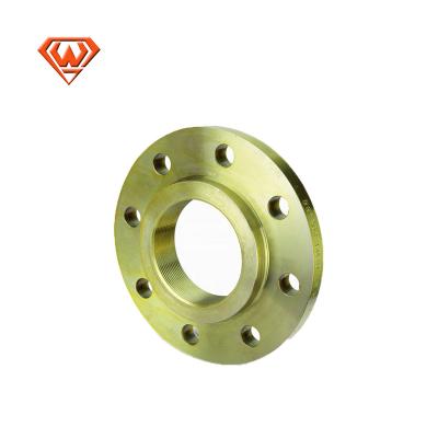 China DIN to ANSI flange adapter slot collar forged a105 c21 carbon steel flanges forged flange 001 for sale