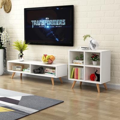 China Nordic Modern Simple Design TV Cabinet Bench With Storage Shelf Combination for sale