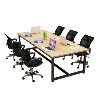 China Factory Price Adjustable Modern Wooden Meeting Room (Height) 6 - 8 Person Conference Table for sale