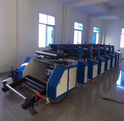 China Flexographic Printing Machine 4 color 1200mm bopp pet film Label for sale