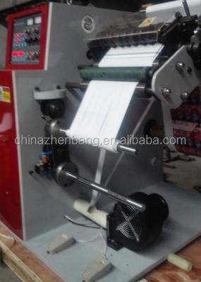 中国 slitting machine FOR SLITTING narrow label Paper Cutting Machine 2.2KW Power 販売のため