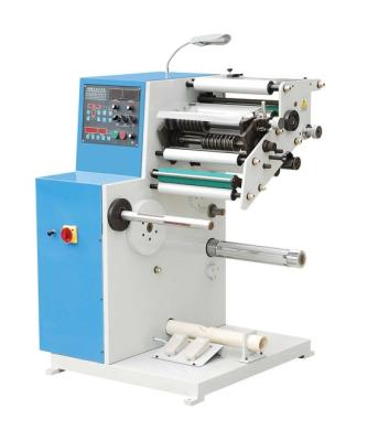 China turret rewinder/small size slitting machine/business card cutter for sale