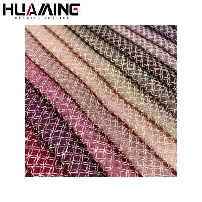 China Shrink-Resistant Fast Delivery Luxury Yarn Dyed Jacquard Fabric With Metallic For Upholstery Sofa Fabric for sale