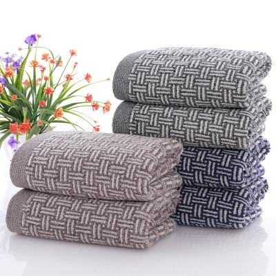 China Soft Absorbent Adult Men And Women Towel Sustainable Wholesale Household Cotton Face Wash Towel for sale